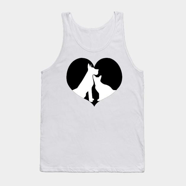 Dog and cat Tank Top by Pet & Nature Lovers